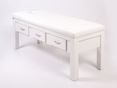 Foça Ahşap Bakım ve Masaj Masası | Beyaz