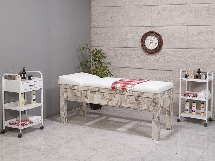 Foça Sırt Hareketli Ahşap Bakım Masası | Efes