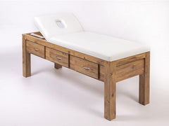 Foça Sırt Hareketli Ahşap Bakım ve Masaj Masası | Atlantik