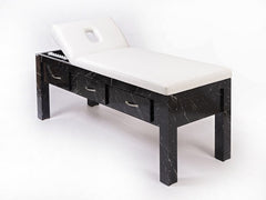 Foça Sırt Hareketli Ahşap Bakım ve Masaj Masası |Bendir