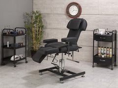 Hisar-3 Yükseklik Ayarlı Hidrolikli Koltuk | Siyah