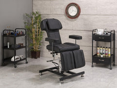 Hisar-3 Yükseklik Ayarlı Hidrolikli Koltuk | Siyah