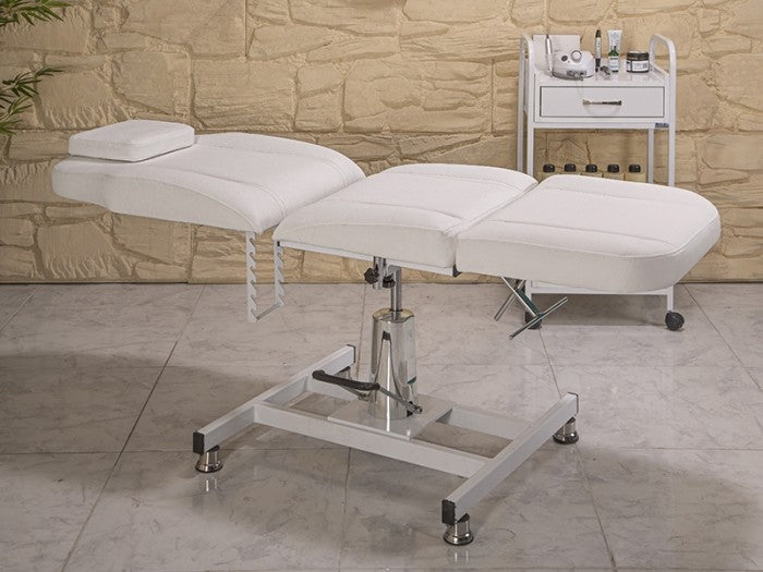 Hisar Hidrolikli Koltuk | Yükseklik Ayarlı - Beyaz