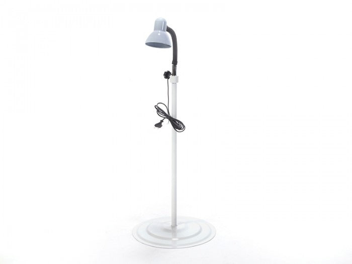 Ayaklı Seyyar Lamba | Yuvarlak Sac Ayak - Beyaz