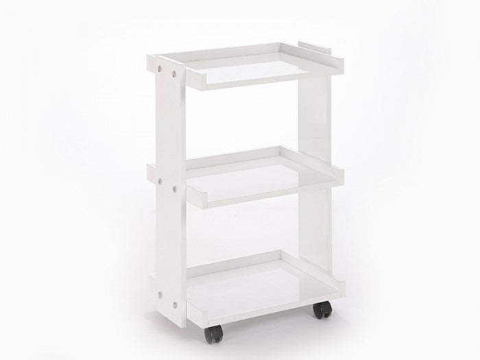 Natura Cihaz Taşıma ve Setup Sehpası | 3 Raflı - Beyaz