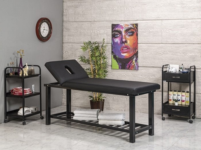 Hazır Setler | Elit-S11 | Sedye (Delikli), Cihaz Sehpası, Tabure