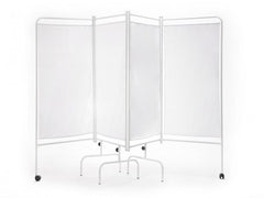 4 Kanatlı Paravan Perde | Beyaz - Eko