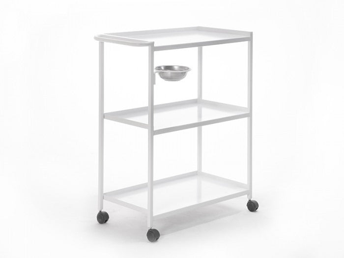 Aras-3 Cihaz Taşıma ve Setup Sehpası | Beyaz - 3 Raflı