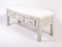 Foça Ahşap Bakım Masası | Kristal