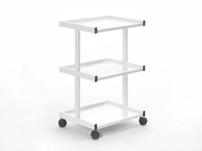 Mira Cihaz Taşıma ve Setup Sehpası | 3 Raflı - Beyaz