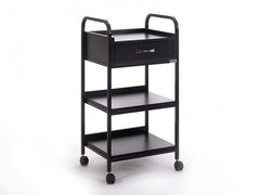 Dizayn Cihaz Taşıma ve Setup Sehpası | Tek Çekmeceli - Siyah