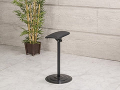 Kol Dayama Sehpası | Yuvarlak Sac Ayak - Siyah