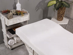 Natura Ahşap Bakım Masası - Kristal