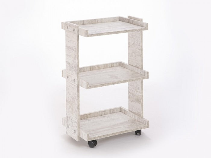 Natura Cihaz Taşıma ve Setup Sehpası | 3 Raflı - Kristal