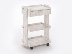 Natura Cihaz Taşıma ve Setup Sehpası | Tek Çekmeceli - Kristal