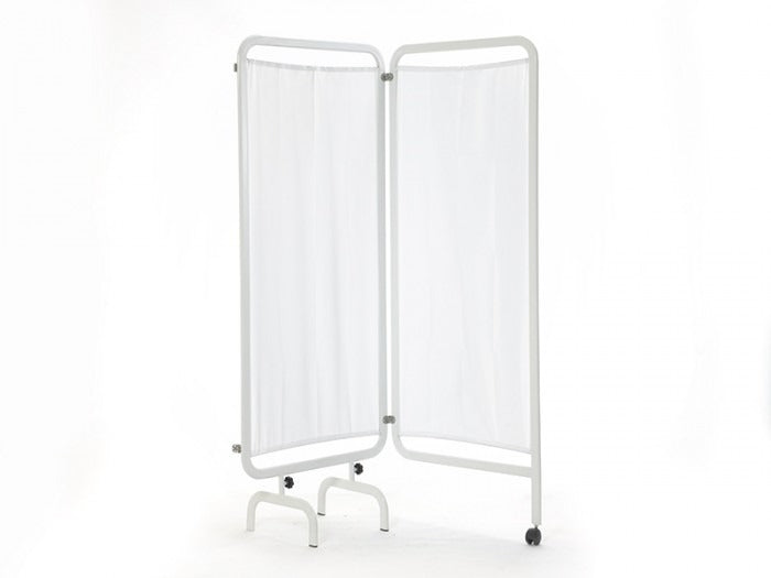 2 Kanatlı Paravan Perde | Beyaz - Oval