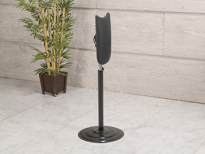 Kol Dayama Sehpası | Yuvarlak Sac Ayak - Siyah