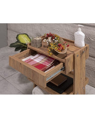 Natura Cihaz Taşıma ve Setup Sehpası | Tek Çekmeceli - Atlantik