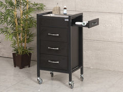 Regal Cihaz Taşıma ve Setup Sehpası | 4 Çekmeceli - Küvetli - Siyah