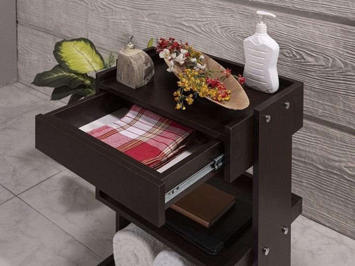 Natura Cihaz Taşıma ve Setup Sehpası | Tek Çekmeceli - Venge