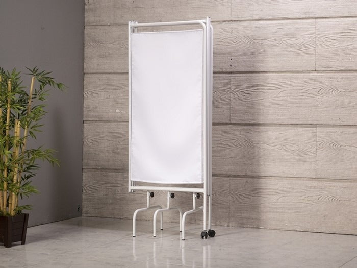 4 Kanatlı Paravan Perde | Beyaz - Eko