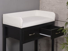 Çekmeceli Bebek Bez Değiştirme Alt Açma Masası Siyah-Beyaz | LaborTech-4705