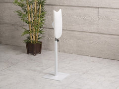 Kol Dayama Sehpası | Kare Sac Ayak - Beyaz