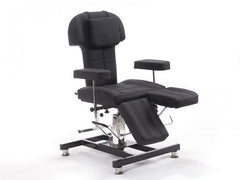 Hisar-3 Yükseklik Ayarlı Hidrolikli Dövme Tattoo Koltuğu | Siyah