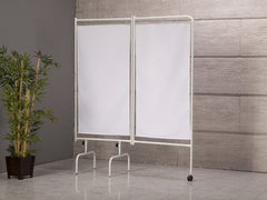 2 Kanatlı Paravan Perde | Beyaz - Eko