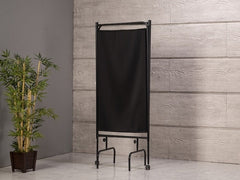 3 Kanatlı Paravan Perde | Siyah - Eko