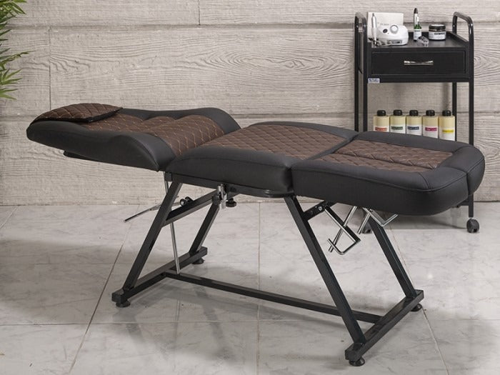 Anka-2 Çift Ayaklı Dövme Tattoo Koltuğu | Kahverengi - Siyah