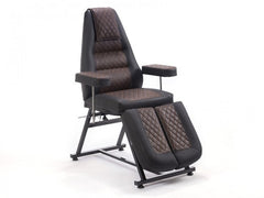 Anka-2 Çift Ayaklı Dövme Tattoo Koltuğu | Kahverengi - Siyah