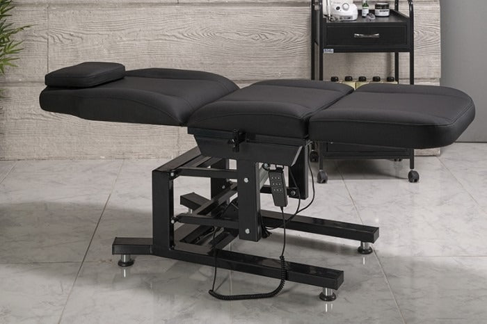 Moda 3 Motorlu Elektrikli Dövme Tattoo Koltuğu | Siyah