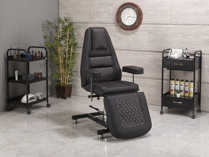 Royal Hidrolikli Dövme Tattoo Koltuğu | Siyah