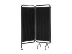 2 Kanatlı Paravan Perde | Siyah - Oval