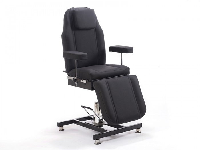 Hisar-2 Hidrolikli Dövme Tattoo Koltuğu | Yükseklik Ayarlı - Siyah