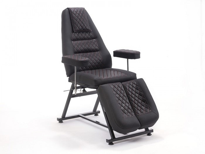 Anka-2 Çift Ayaklı Dövme Tattoo Koltuğu | Siyah