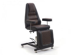 Royal Hidrolikli Dövme Tattoo Koltuğu | Kahverengi - Siyah