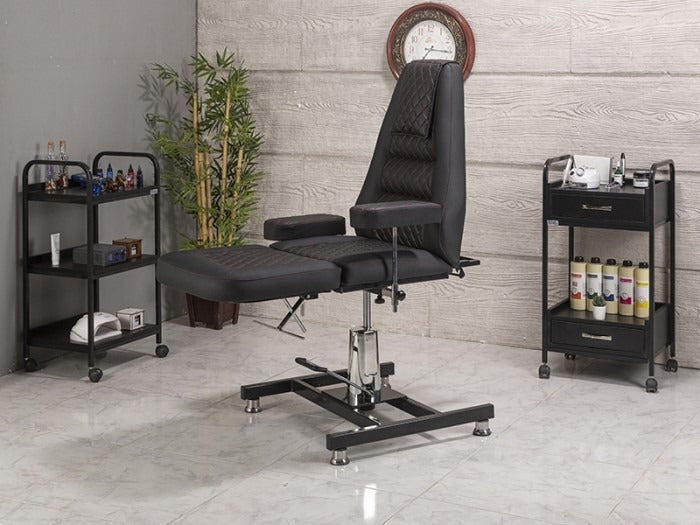 Royal Hidrolikli Dövme Tattoo Koltuğu | Siyah