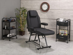 Koza Sırt ve Ayak Kısmı Hareketli Koltuk | Siyah