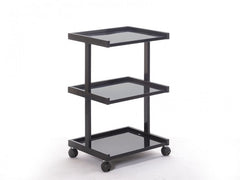 Mira Cihaz Taşıma ve Setup Sehpası | 3 Raflı - Siyah