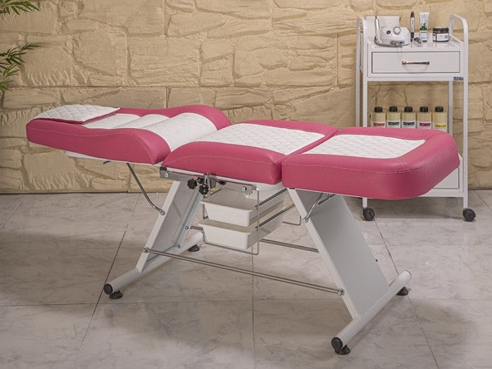 Montana Sırt ve Ayak Kısmı Hareketli Koltuk | Pembe - Beyaz