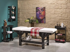 Natura Sırt Hareketli Ahşap Bakım Masası - Bendir