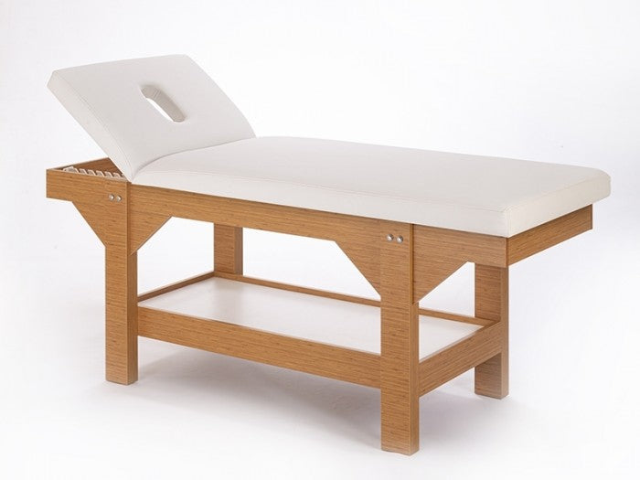 Natura Sırt Hareketli  Ahşap Bakım ve Masaj Masası - Bambu