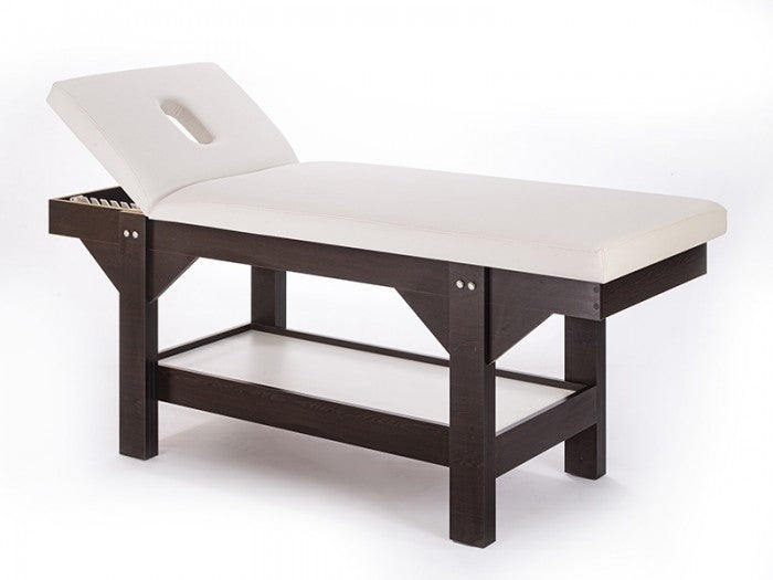 Natura Sırt Hareketli Ahşap Bakım ve Masaj Masası - Venge