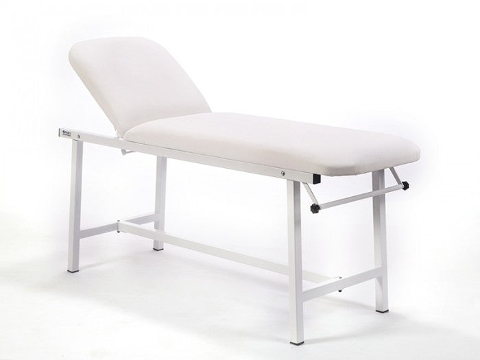 Oval Katlanır Ayaklı Bakım Masası | Beyaz - Havluluk Aparatlı