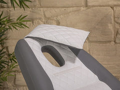 Royal-2 Yükseklik Hareketli Hidrolikli Koltuk | Gri - Beyaz