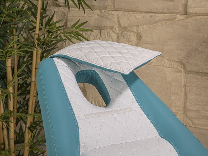 Royal-2 Yükseklik Hareketli Hidrolikli Koltuk | Turkuaz - Beyaz