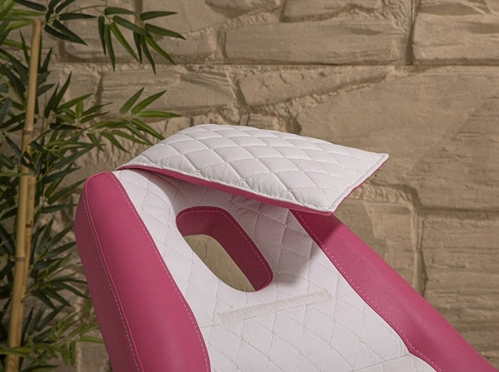 Royal-3 Ekstra Yüksek Hareketli Hidrolikli Koltuk | Pembe - Beyaz