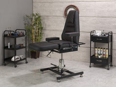 Royal-3 Ekstra Yüksek Hareketli Hidrolikli Koltuk | Siyah